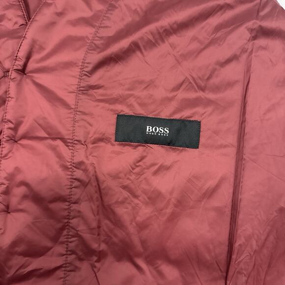 Hugo Boss Men's "Hiwan" Slim Fit Red Button Down Insulated Vest US 42R - Picture 7 of 9